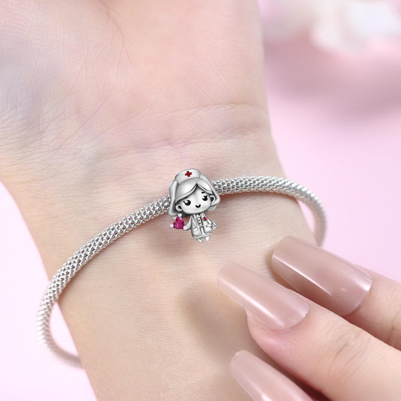 CYCUFF Store 925 Sterling Silver Charms Suitable for Charm Necklaces, Bracelet Pendants Beads Jewellery Gift for Women Family Friends - Image 4